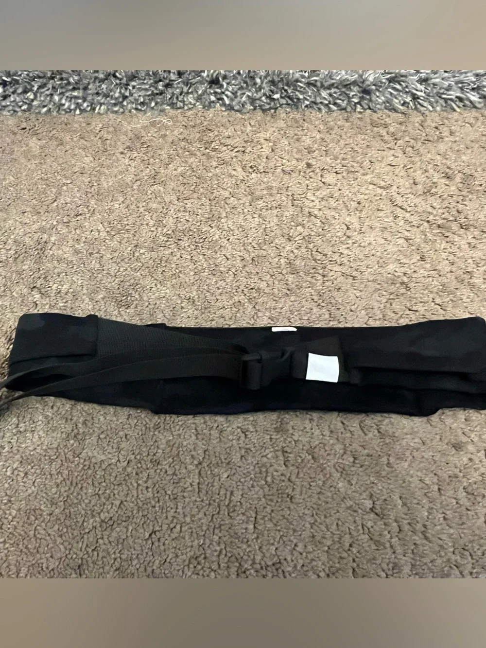 lululemon athletica Black Camo Waist Card Holder